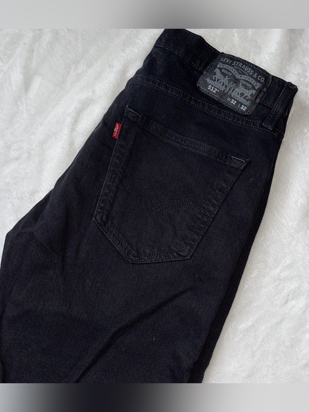 Levi’s 512 black slim tapered jeans